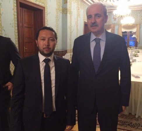 Bağımsız Doğu Türkistanlılar Derneği Genel Başkanı Erkinbeğ Uygurtürk, Başbakan Yardımcısı