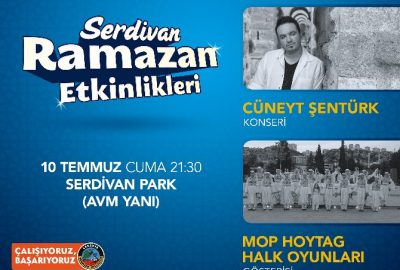 Serdivan Belediyesi Ramazan etkinliklerinde Cuma akşamı Rumeli şarkıları ve halkoyunları
