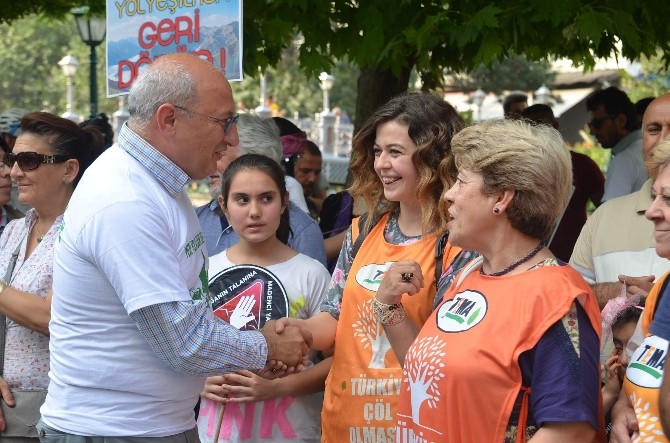 Eskişehir’de “Yeşil Yol” Protestosu