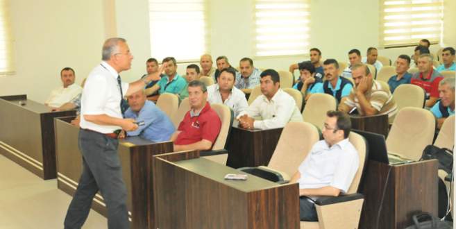Belediye personeline hizmet içi eğitim