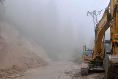 Rize’de Yeşil Yol Projesi’nin durdurulması için yöre halkının başlattığı eylem