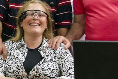 Doğum yaptıktan sonra görmesi zamanla kaybolan Dilek Ümran Öztürk (44),