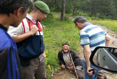Bolu’nun Baltalı köyünde, kendisinden haber alınamayan yaşlı adam, jandarma ve
