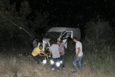 Tunceli’de bir minibüsün Munzur Çayı’na uçması sonucu meydana gelen kazada,