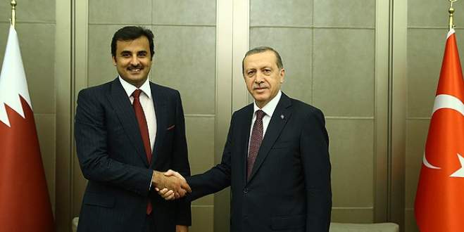 Erdoğan Katar Emiri ile görüştü