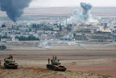 Kobani merkezde patlama