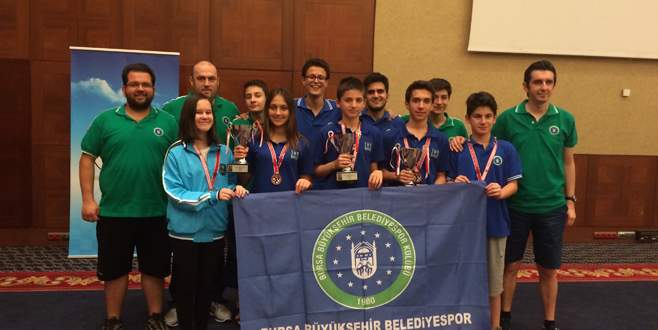 Büyükşehir’in yıldızları zirvede