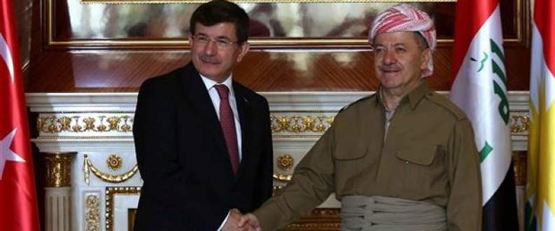 Davutoğlu, Barzani ile görüştü