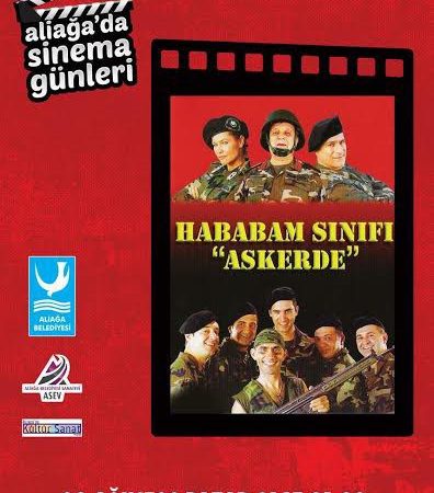İzmir’in Aliağa ilçesinde yaklaşık 2 haftadır devam eden ‘Ücretsiz Sinema