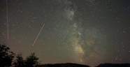 Bursa’da meteor yağmuru böyle gözlemlendi