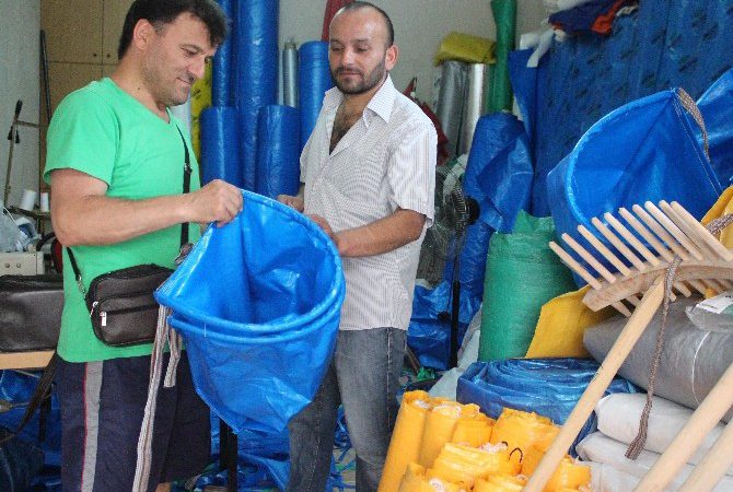 Ordu’da fındık hasadının başlamasına günler kala bahçelerde ve harmanlarda kullanılan