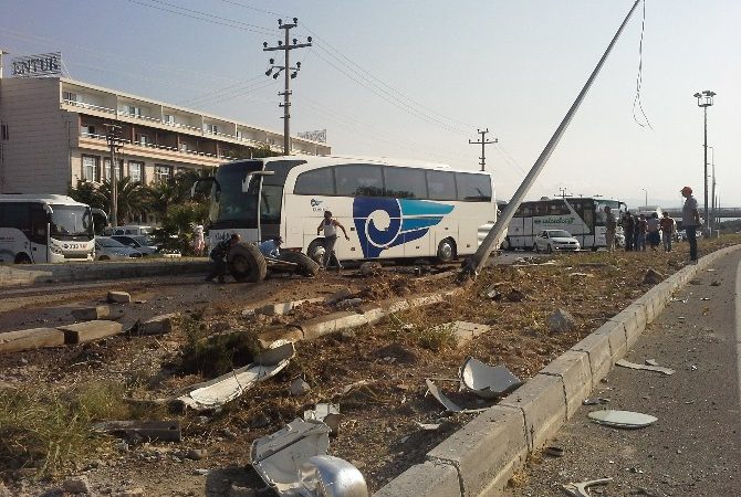 Balıkesir’in Edremit ilçesinde Çanakkale İzmir Karayolu E-87 Karayolu Edremit Entur