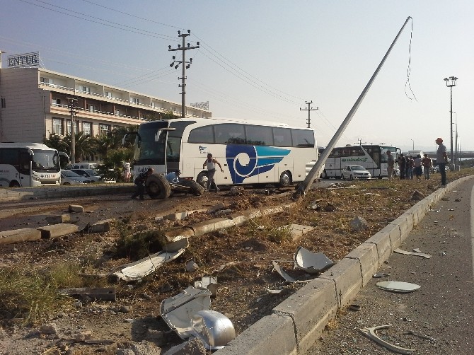 Edremit’te Trafik Kazasında Bir Kişi Yaralandı