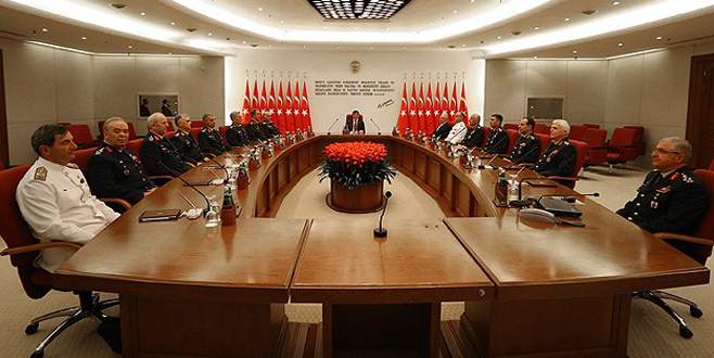 Yüksek Askeri Şura’nın ilk gün toplantısı sona erdi