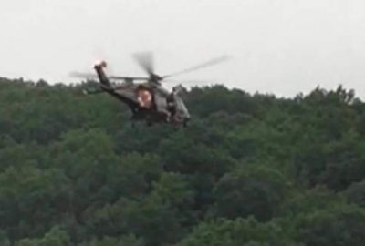 Helikopter ormana çakıldı: 15 ölü