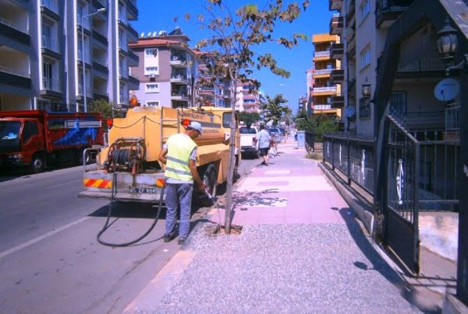 Alaşehir Belediyesi Park ve Bahçeler Müdürlüğü tarafından ilçenin her noktasında