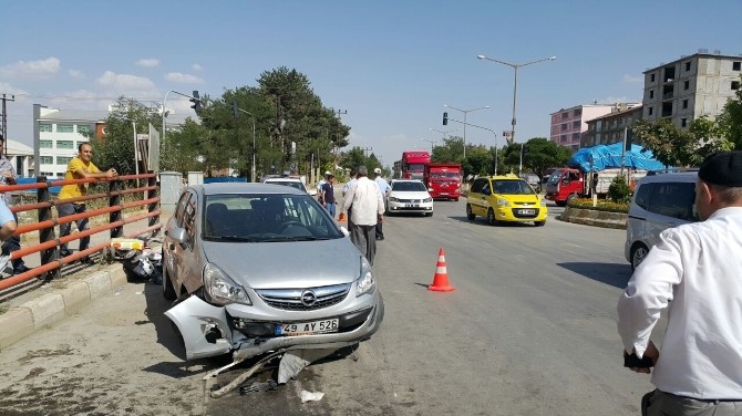 Muş’ta Trafik Kazası; 4 Yaralı