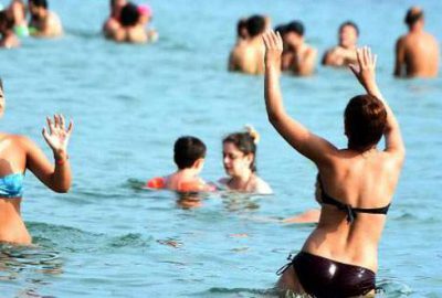 Bodrum sahilleri ve plajları cıvıl cıvıl