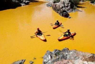 Çevreciler nehre zehir akıttı!