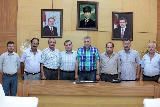 Başkan Toçoğlu, Kaynarcalı Muhtarları Makamında Ağırladı