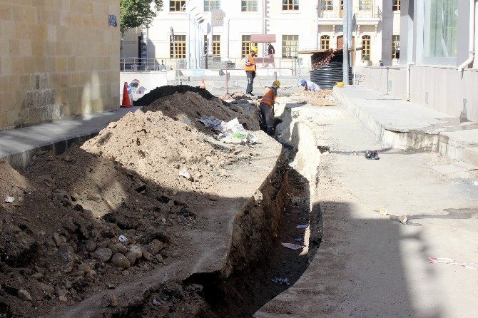 Kilis’te Altyapı Çalışması Yapılmasına Tepki
