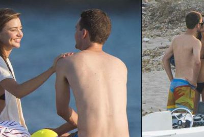 Yeni sevgilisiyle tatilde