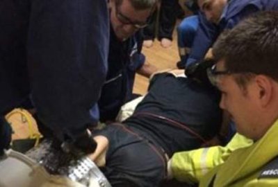 Çamaşır makinesine sıkıştı!