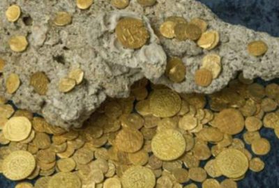Hazine avcıları 350 altın sikke buldu!