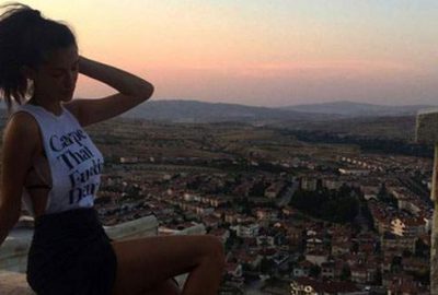 Ünlü model Kapadokya’da