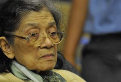 Soykırımla suçlanan kadın lider öldü