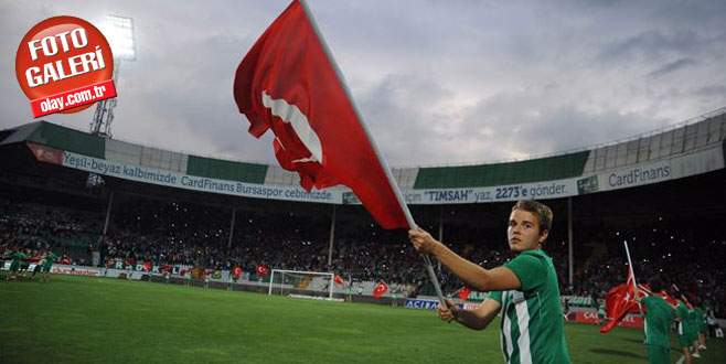 Bursaspor-Gaziantepspor maçından kareler