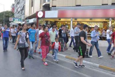 Teröre tepki eylemine katılım az olunca…