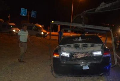 Suriye plakalı otomobilde bomba alarmı