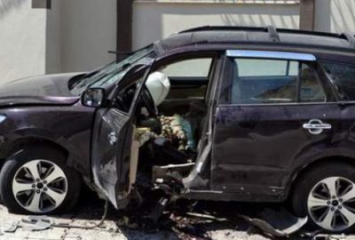 Hatay’da Suriye plakalı araç patladı