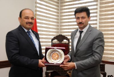 KYK Müdürü Asrak, Rektör Aydın’ı Ziyaret Etti