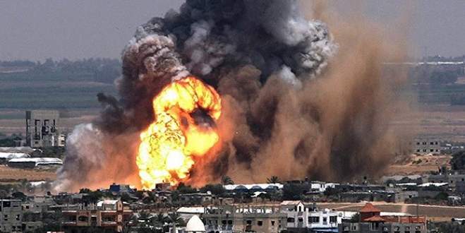 Gazze havadan abluka altına alındı