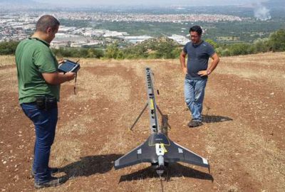 Kampüs planlaması için ‘İHA’ kullandı