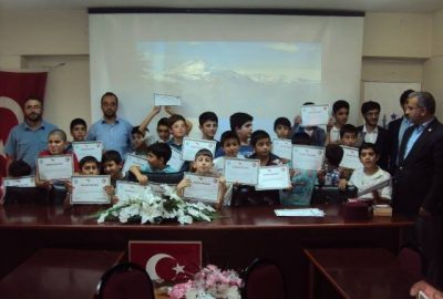 Yaz Kuran Okulu Başarı Belgeleri Dağıtıldı