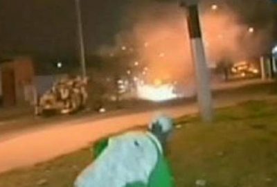 Gecekondu sakinleri polisle çatıştı