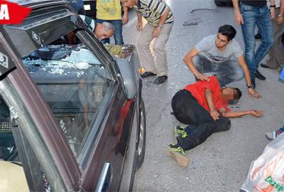 Freni çalışmayan bisikletle yokuş aşağı hızla…