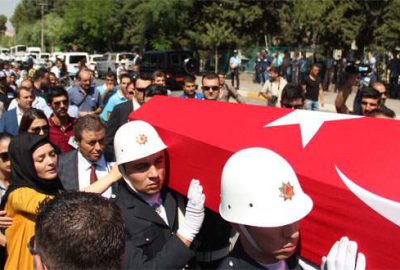 Şehit polisler, törenle memleketine uğurlandı