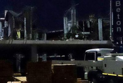 Otel inşaatında göçük: 7 yaralı