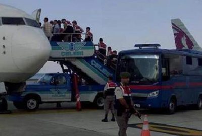 Trabzon’a özel uçakla mahkûm nakledildi