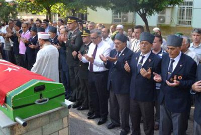 Kore gazisi son yolculuğuna uğurlandı