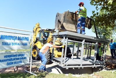 Güzeloluk’a Yeraltı Konteyneri