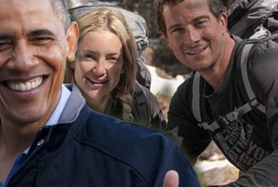 Obama fare ve solucan yiyecek