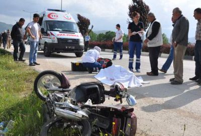 Motosikletle ölümlere dur