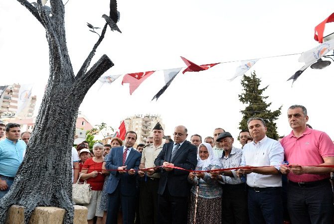 Muratpaşa Belediyesi’nce yaptırılan Şehit Jandarma Komando Er Barış Akkabak adını