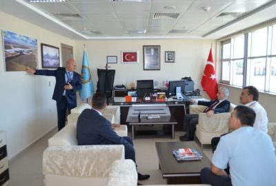 Vali Kamçı, 7. Ana Jet Üs Komutanlığı’nı Ziyaret Etti