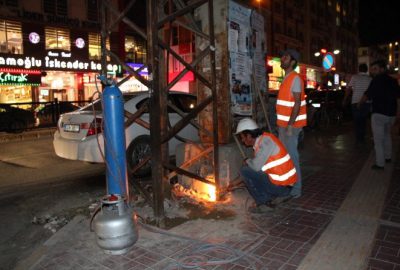 Van’da Estetiği Bozan Elektrik Direkleri Kaldırılıyor